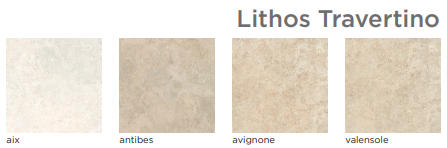 Палитра коллекции La Fenice Lithos Travertino
