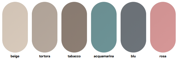 Палитра цветов и декоры Saime Trame