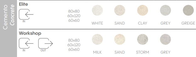 Палитра цветов Elite и Workshop