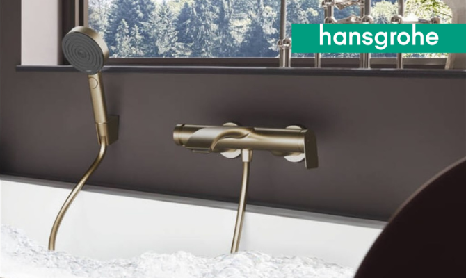 Нові кольори hansgrohe Vivenis вже на складі: Brushed Bronze та Brushed Black Chrome