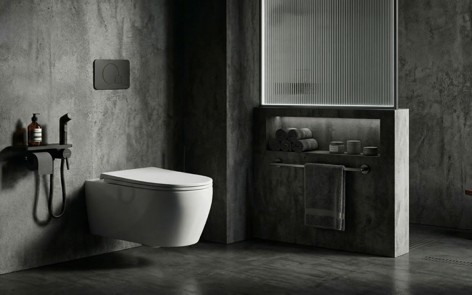 Bathroom interior with Imprese sanitary ware