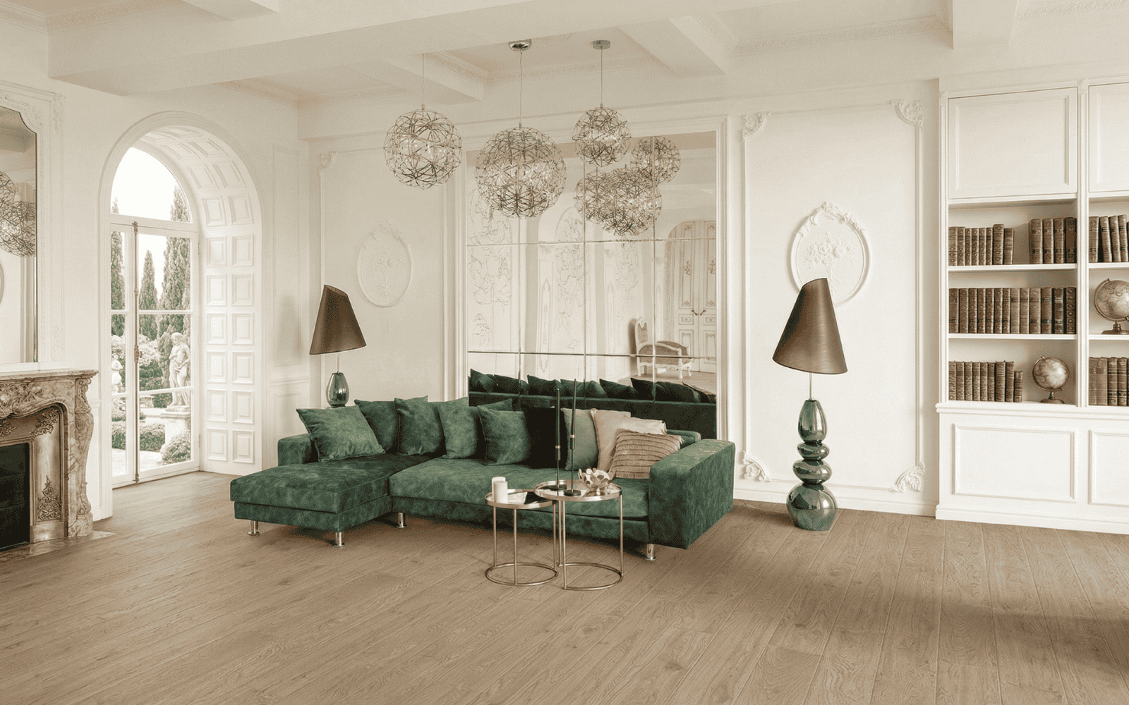 Белый мрамор Inspiro в ванной