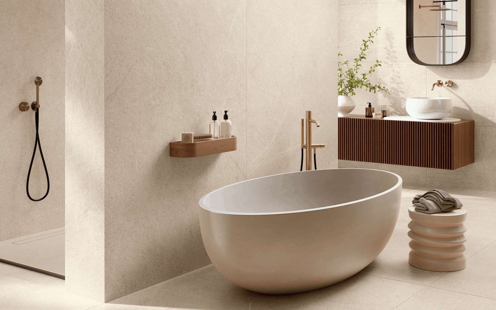 Облицовка камина камнем Del Conca