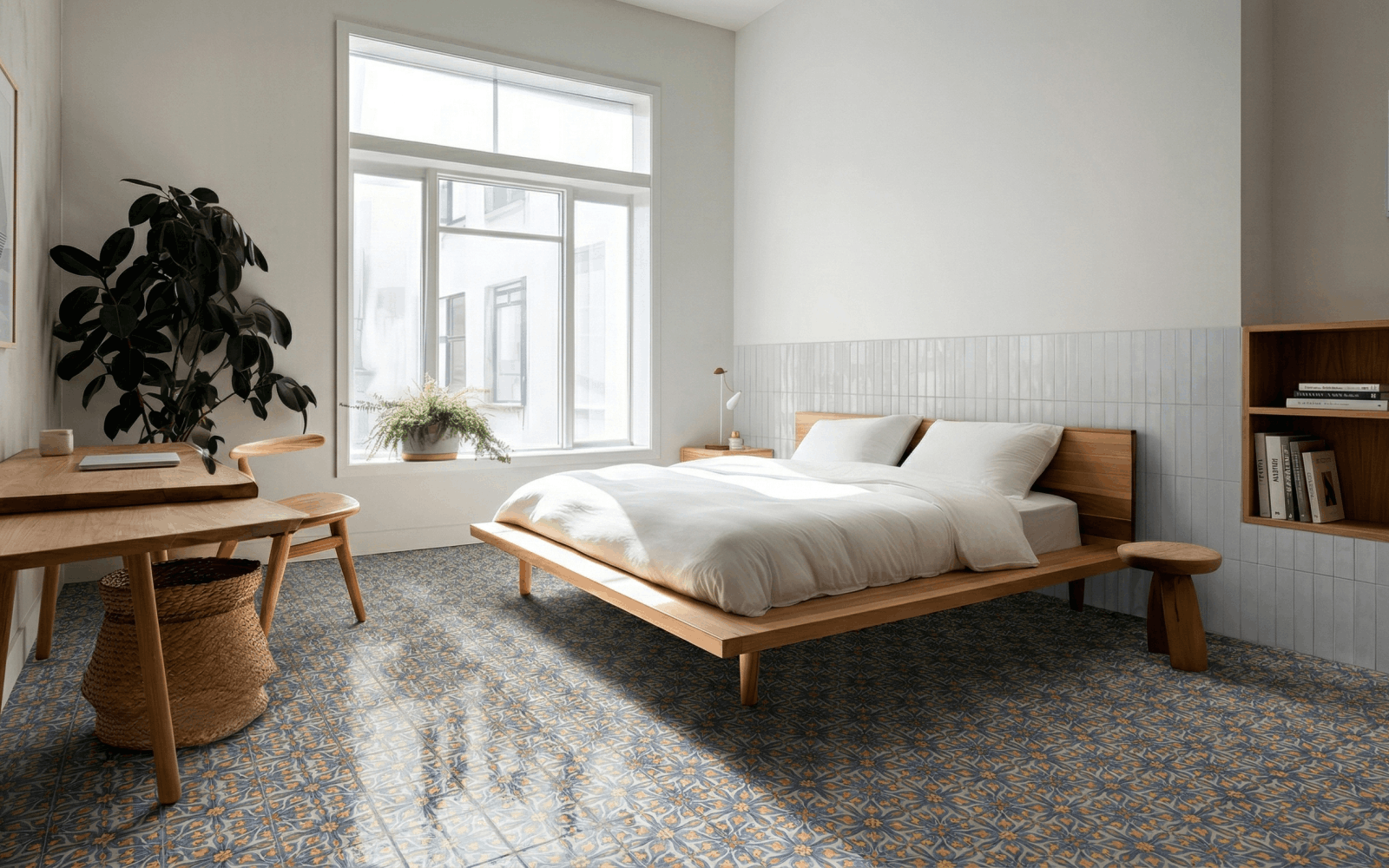 Белая настенная плитка с 3D-текстурой Ragno