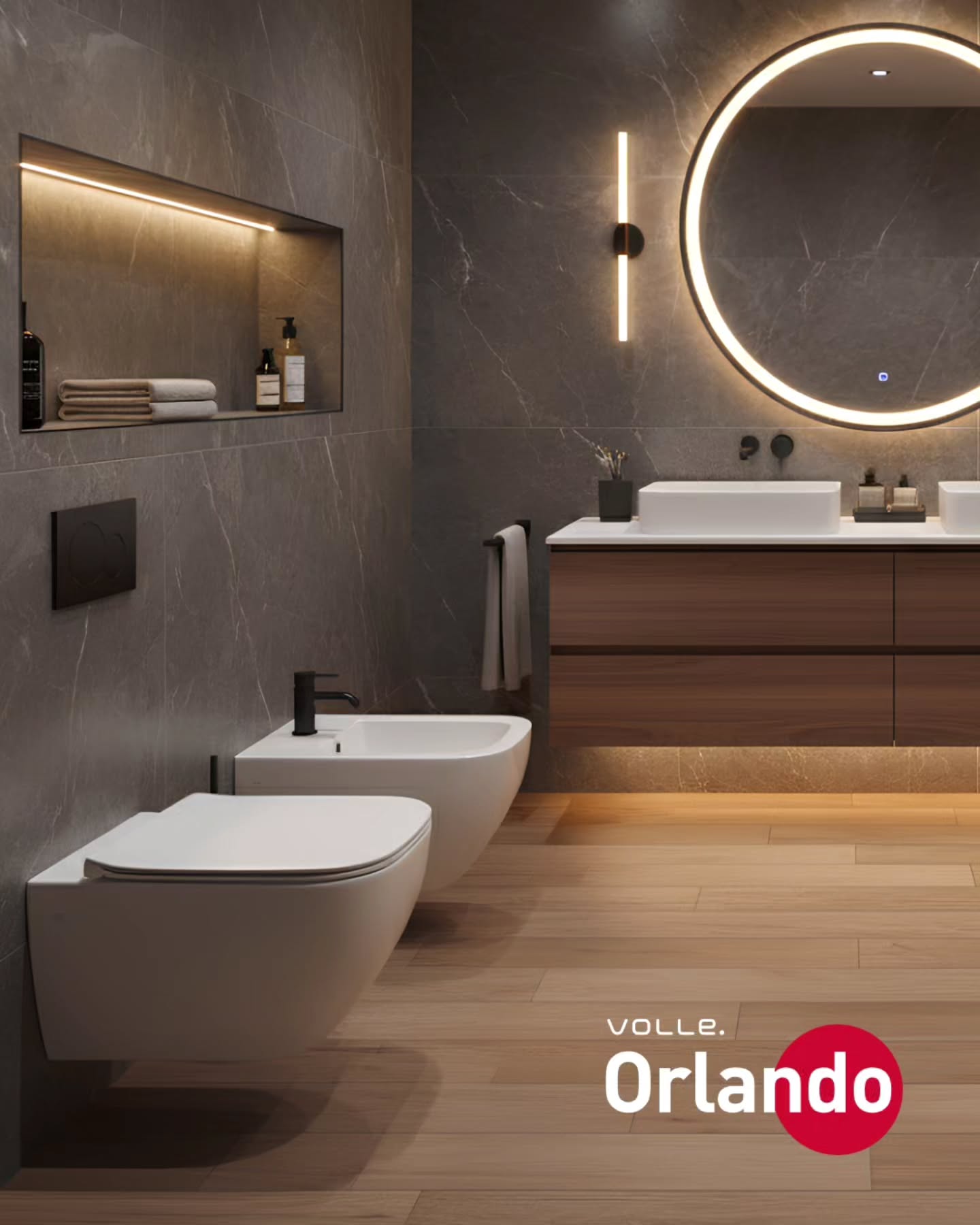 Комплексные решения для ванной от Volle: унитазы и керамика оптом