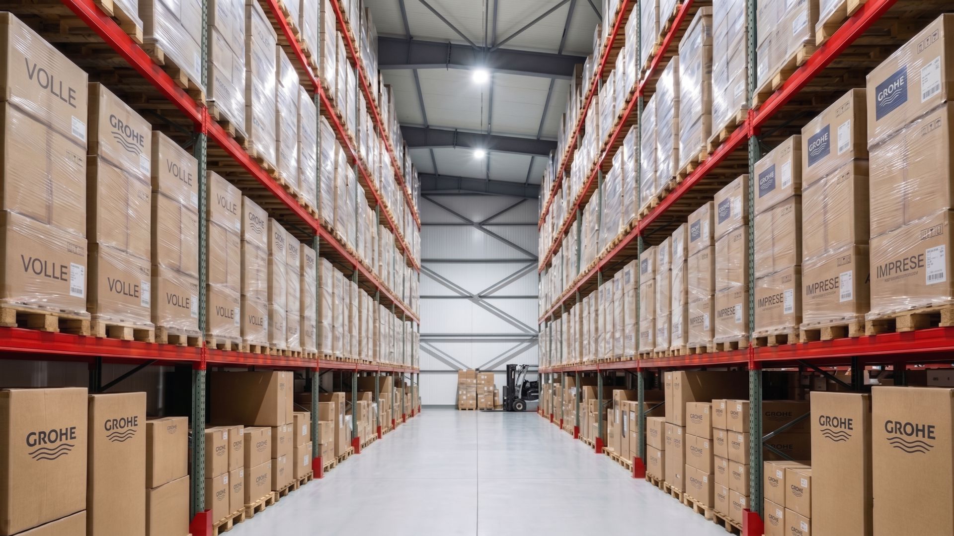 Собственные складские комплексы ГТК Антей для бесперебойных оптовых поставок сантехники