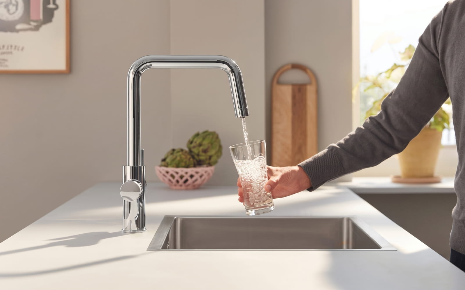 Кухонний змішувач Grohe з системою фільтрації води
